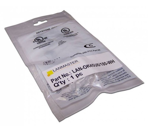 Lanmaster LAN-OK45U6/180-WH UTP Lanmaster LAN-OK45U6/180-WH UTP