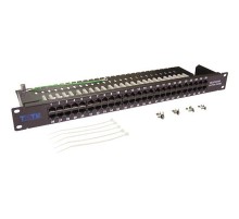 Патч-панель Lanmaster TWT-PP50TEL45 19" 1U 50xRJ45 UTP