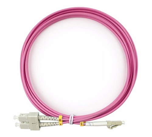 Шнур оптический Cabeus FOP-50-OM4-LC-SC-3m Шнур оптический duplex LC-SC 50/125 mm OM4 3м LSZH (FOP-50-OM4-LC-SC-3m)