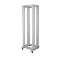 Стойка двухрамная Lanmaster TWT-RACK2-42U-6X6 42U 600ммX600мм серый