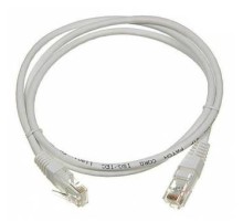 Патч-корд LANMASTER UTP литой (molded), UTP, cat.5E, 2м (TWT-45-45-2.0-GY)
