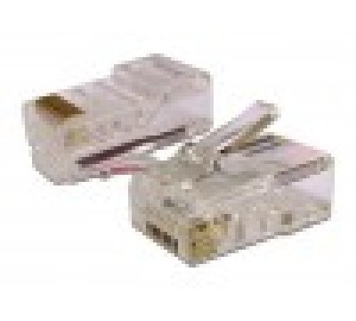 Коннектор медный Lanmaster TWT-PL45-8P8C UTP RJ45 кат.5e (упак.:100шт) Коннектор медный Lanmaster TWT-PL45-8P8C UTP RJ45 кат.5e (упак.:100шт)