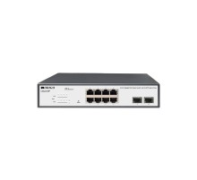 ORIGO OS2410P/120W/A1A Настраиваемый L2 PoE-коммутатор 8x1000Base-T PoE+, 2x1000Base-X SFP, PoE-бюджет 120 Вт