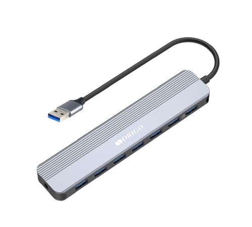 ORIGO OU2270P/A1A Концентратор USB-A с 7 портами USB 3.0 (1 порт быстрой зарядки)