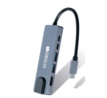 ORIGO OU3340NPD/A1A Док-станция USB-C 6-в-1 2xUSB 3.0, USB-C/PD 3.0, USB-C, HDMI, Gigabit LAN