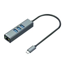 ORIGO OU330N/A1A Сетевой адаптер USB-C/Gigabit Ethernet с 3 портами USB 3.0