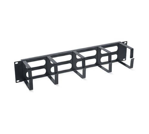 Cabeus JB08-2U-BK Кабельный органайзер горизонтальный 19" 2U, 5 колец, металлический, цвет черный (RAL9004) Cabeus JB08-2U-BK Кабельный органайзер горизонтальный 19" 2U, 5 колец, металлический, цвет черный (RAL9004)