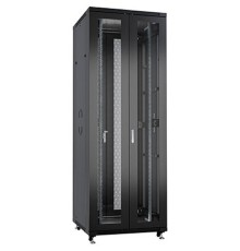 Cabeus ND-05C-42U80/120-BK Шкаф монтажный телекоммуникационный 19" напольный для распределительного и серверного оборудования 42U 800x1200x2055mm (ШхГхВ) передняя и задняя двойные перфорированные двер