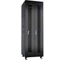 Cabeus ND-05C-42U60/120-BK Шкаф монтажный телекоммуникационный 19" напольный для распределительного и серверного оборудования 42U 600x1200x2055mm (ШхГхВ) передняя и задняя двойные перфорированные двер