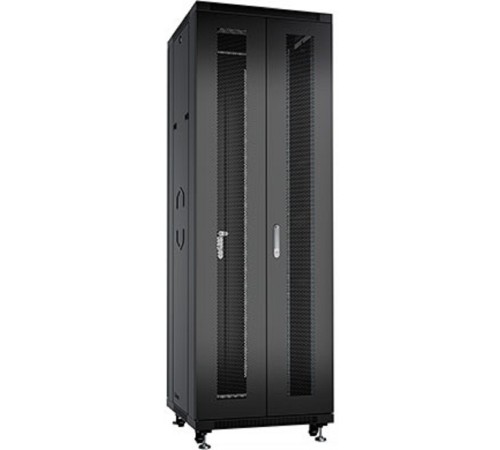 Cabeus ND-05C-42U60/120-BK Шкаф монтажный телекоммуникационный 19" напольный для распределительного и серверного оборудования 42U 600x1200x2055mm (ШхГхВ) передняя и задняя двойные перфорированные двер Cabeus ND-05C-42U60/120-BK Шкаф монтажный телекоммуникационный 19" напольный для распределительного и серверного оборудования 42U 600x1200x2055mm (ШхГхВ) передняя и задняя двойные перфорированные двер