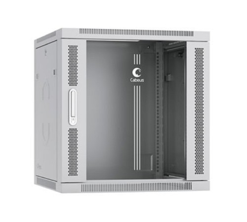 Cabeus SH-05F-12U60/45-R Шкаф телекоммуникационный настенный разобранный 19" 12U 600x450x635mm (ШхГхВ) дверь стекло, цвет серый (RAL 7035) Cabeus SH-05F-12U60/45-R Шкаф телекоммуникационный настенный разобранный 19" 12U 600x450x635mm (ШхГхВ) дверь стекло, цвет серый (RAL 7035)
