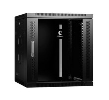 CABEUS SH-05F-12U60/60-R-BK 12U 600X600X635MM (ШХГХВ) ДВЕРЬ СТЕКЛО, ЦВЕТ ЧЕРНЫЙ (RAL 9004)