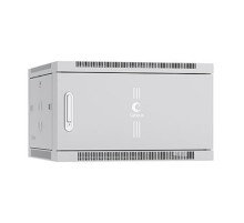 Cabeus SH-05F-6U60/60m Шкаф телекоммуникационный настенный 19" 6U 600x600x368mm (ШхГхВ) дверь металл, цвет серый (RAL 7035)