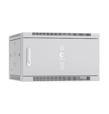 Cabeus SH-05F-6U60/60m Шкаф телекоммуникационный настенный 19" 6U 600x600x368mm (ШхГхВ) дверь металл, цвет серый (RAL 7035)