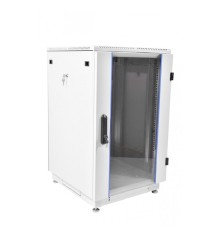 Шкаф ЦМО Шкаф телекоммуникационный напольный 24U (600  1000) дверь стекло (ШТК-М-24.6.10-1ААА)