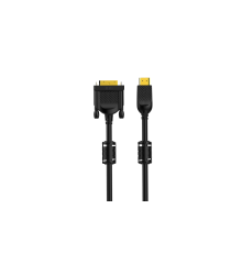 Кабель HDMI AM/DVI(24+1)M, 10м, CU, 1080P@60Hz, 2F, VCOM <CG484GD-10M> VCOM HDMI (m) - DVI-D (m) (CG484GD-10M)
