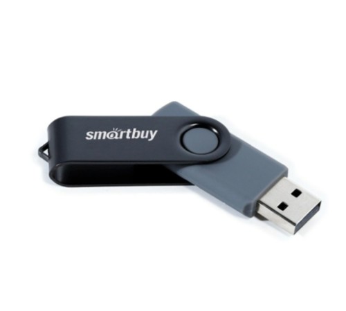 Smartbuy USB Drive 8GB Twist Black [SB008GB2TWK] UFD 2.0