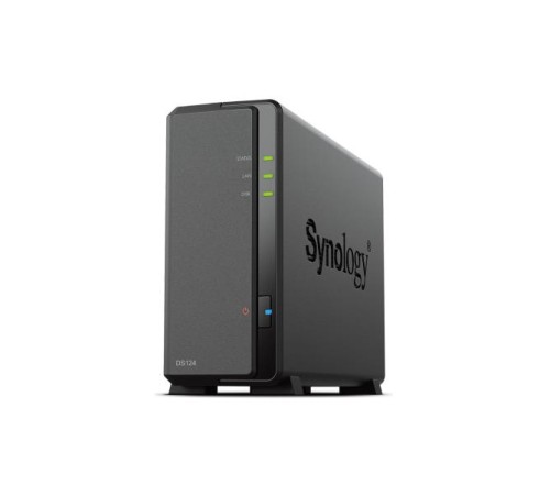 СХД настольное исполнение 1BAY NO HDD DS124 SYNOLOGY