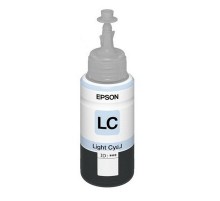 Картридж струйный Epson T6735 C13T67354A светло-голубой (1900стр.) (70мл) для Epson L800