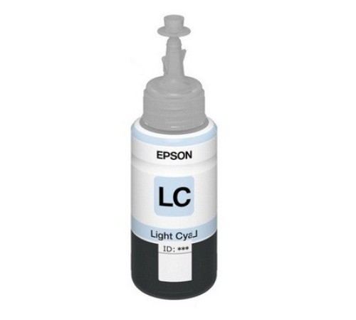 Картридж струйный Epson T6735 C13T67354A светло-голубой (1900стр.) (70мл) для Epson L800
