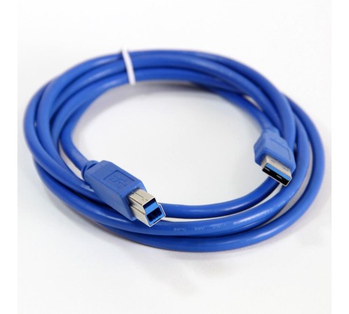 Кабель соединительный USB3.0 Am/Bm 1,8m VCOM (VUS7070-1.8M) VCOM USB 3.2 Type-AM - USB 3.2 Type-BM 1.8м (VUS7070-1.8M)