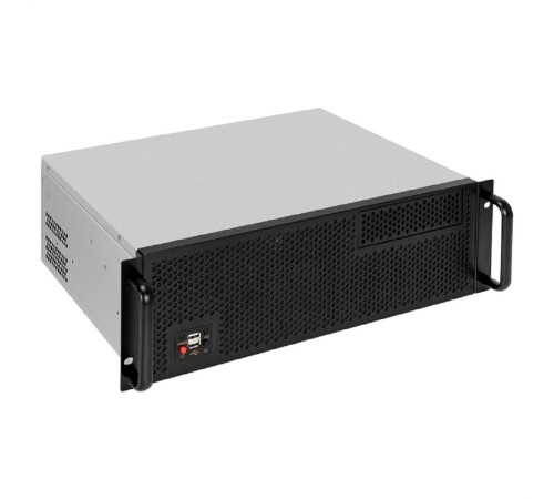 Exegate EX297478RUS Серверный корпус ExeGate Pro 3U300-03 <RM 19", высота 3U, глубина 300, без БП, USB>