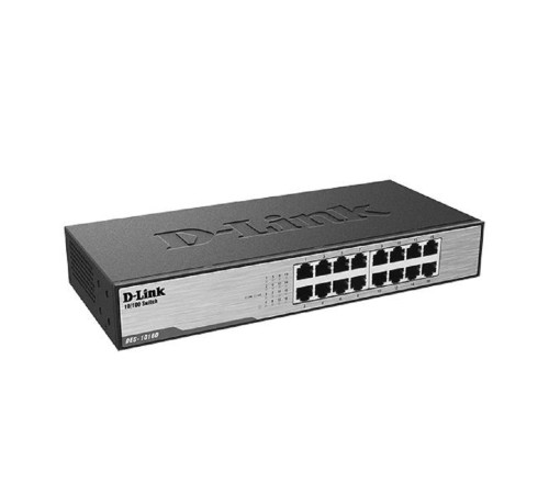 D-Link DES-1016D/I1A Неуправляемый коммутатор с 16 портами 10/100Base-TX