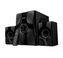 Колонки SVEN MS-315 2.1 чёрные (2x13W +  20W, Bluetooth, ПДУ, USB flash, LED-дисплей, FM-радио)
