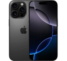 Смартфон Apple iPhone 16 Pro 128Gb Black Titanium 1Sim+1eSim (MYND3QN/A)