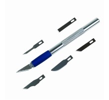 REXANT (12-4917) Набор скальпель со сменными лезвиями 7 предметов