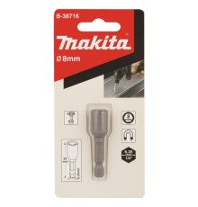 Makita Головка магнитная торцевая,8x50 мм, хв-6-ти гран 1\4",д\шуруповертов [B-38716]