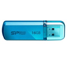 Флеш Диск Silicon Power 16Gb Helios 101 SP016GBUF2101V1B USB2.0 синий