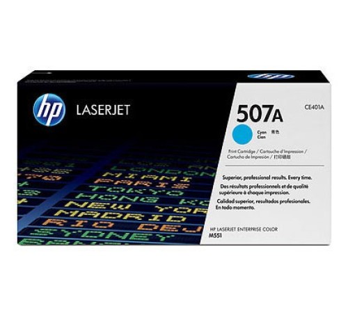 Картридж лазерный HP 507A CE401A голубой (5500стр.) для HP CLJ M551 Картридж лазерный HP 507A CE401A голубой (5500стр.) для HP CLJ M551