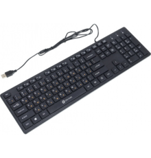 Клавиатура Oklick 520M2U черный/черный USB slim Multimedia [1061587]