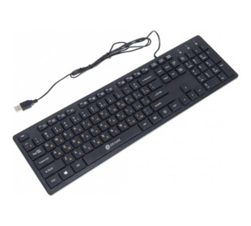 Клавиатура Oklick 520M2U черный/черный USB slim Multimedia [1061587]