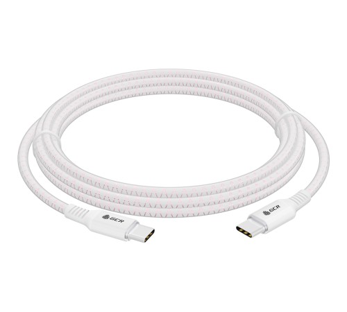 GCR Кабель 1.5m Type C-C POWER DELIVERY 18 W, бело-розовый, AL case белый, белый ПВХ, GCR-54535 Greenconnect GCR-54535 GCR Кабель 1.5m Type C-C POWER DELIVERY 18 W, бело-розовый, AL case белый, белый ПВХ, GCR-54535 Greenconnect GCR-54535