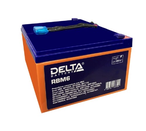 Сменный батарейный картридж DELTA RBM6 Сменный батарейный картридж DELTA RBM6