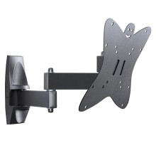 Кронштейн для телевизора Holder LCDS-5038 металлик 20"-37" макс.30кг настенный поворот и наклон