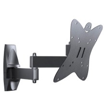 Кронштейн для телевизора Holder LCDS-5038 металлик 20"-37" макс.30кг настенный поворот и наклон