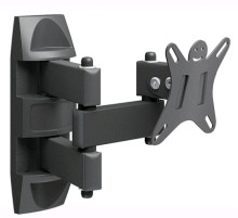 Кронштейн для телевизора Holder LCDS-5039 металлик 10"-26" макс.25кг настенный поворот и наклон