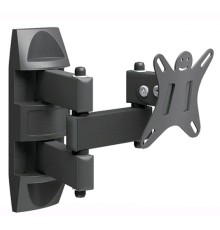 Кронштейн для телевизора Holder LCDS-5039 металлик 10"-26" макс.25кг настенный поворот и наклон
