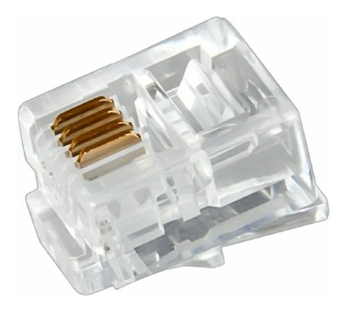 Rexant (05-1012) Разъем телефонный UTP, RJ-14 (6P4C), CAT 3