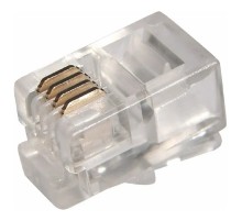 Rexant (05-1001) Разъем телефонный UTP, RJ-9 (4P4C), CAT 3