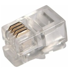 Rexant (05-1001) Разъем телефонный UTP, RJ-9 (4P4C), CAT 3