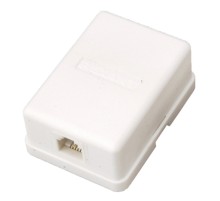 PROconnect (03-0001-4) Розетка телефонная внешняя, 1 порт UTP, RJ-11 (6P2C), CAT 3