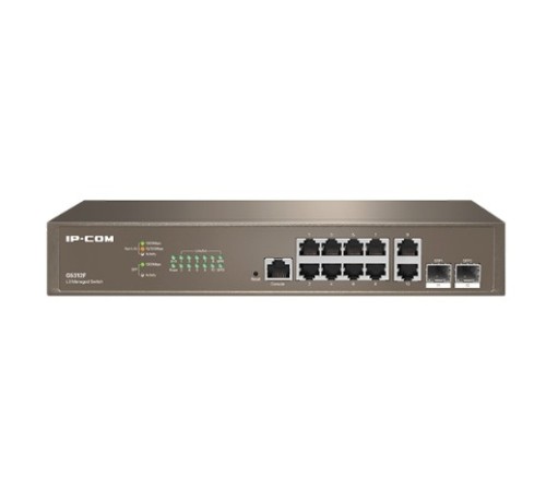 IP-COM G5312F Коммутатор управляемый в стойку, 10*1Gbit RJ45, 2*SFP 1Gbit, console port IP-COM G5312F Коммутатор управляемый в стойку, 10*1Gbit RJ45, 2*SFP 1Gbit, console port
