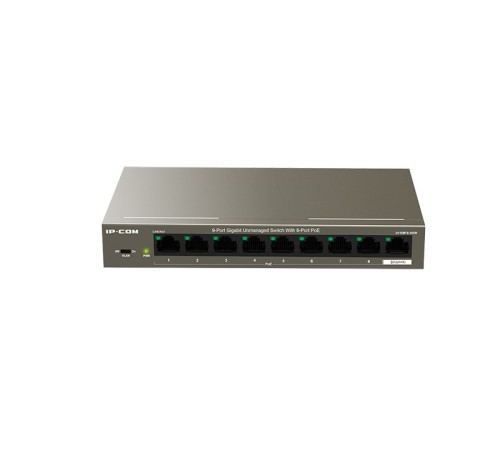 IP-COM G1109P-8-102W Коммутатор PoE неуправляемый 9-Ports 10/100/1000 Base-T / 8-Ports PoE (PoE бюджет 92W) IP-COM G1109P-8-102W Коммутатор PoE неуправляемый 9-Ports 10/100/1000 Base-T / 8-Ports PoE (PoE бюджет 92W)