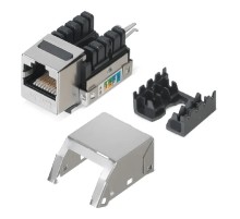 Cabeus KJ-RJ45-Cat.5e-SH-90 Вставка Keystone Jack RJ-45(8P8C), категория 5e, экранированная, заделка тип 110