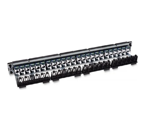 Cabeus PL-24-KJ-RJ45-Cat.6-180T Патч-панель 19" (1U), 24 порта RJ-45, категория 6, с задним кабельным организатором, безинструментный монтаж (арт.033561) Cabeus PL-24-KJ-RJ45-Cat.6-180T Патч-панель 19" (1U), 24 порта RJ-45, категория 6, с задним кабельным организатором, безинструментный монтаж (арт.033561)