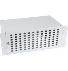 Cabeus FO-19-96SC Кросс бокс оптический 19" на 96 SC (LC duplex) со сплайс-кассетой и КДЗС (без пигтейлов и проходных адаптеров)